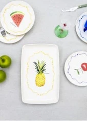 The Mia Furutta Dikdörtgen Servis 34x25 cm FTT0003 - 3