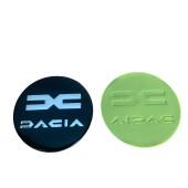 DACIA YENİ NESİL LOGOLU 56 MM 4 ADET JANT GÖBEK STICKER thumbnail 2