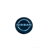 NISSAN LOGOLU 56 MM 4 ADET JANT GÖBEK STICKER thumbnail 1
