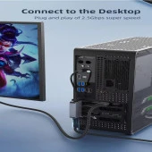 PrimeX PX-4752 Type C To Gigabit Ethernet, Type C to RJ45 10/100/1000/2500Mbps Gigabit İnternet Çevirici, Type-C to Ethernet Dönüştürücü Adaptör - 2