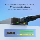 PrimeX PX-4752 Type C To Gigabit Ethernet, Type C to RJ45 10/100/1000/2500Mbps Gigabit İnternet Çevirici, Type-C to Ethernet Dönüştürücü Adaptör - 5