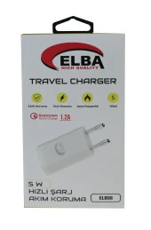 Elba 5W 1.2A Hızlı Şarj Akıllı Koruma Usb EV Şarj Kafa - 1