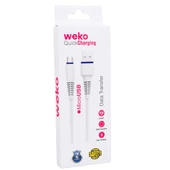 WEKO WK-22020 USB TO MICRO USB 1 MT ŞARJ KABLOSU (NO:2) - 3