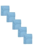 5 Adet 40 x 80 + 10 cm Anne Yanı Lastikli Penye Kumaş Bebek Çarşafı - 5