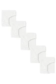 5 Adet 40 x 80 + 10 cm Anne Yanı Lastikli Penye Kumaş Bebek Çarşafı - 1