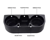 OTO MOTTO Siyah Araç İçi Koltuk Arası Ve Başlık Bardak Tutucu Bardaklık - 6