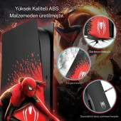 Cosmostech PS5 Dijital Sürüm Uyumlu - Spider - Man 2 Desenli Konsol Faceplate Shell Covers Kapakları thumbnail 2