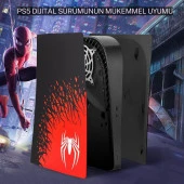 Cosmostech PS5 Dijital Sürüm Uyumlu - Spider - Man 2 Desenli Konsol Faceplate Shell Covers Kapakları thumbnail 3