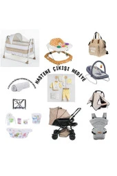 ALDEBA  Bebek Arabası Beşik Kanguru Puset Yürüteç Anakucağı Küvet Takımı 15 Parça Set Hastane Çıkışı thumbnail 1