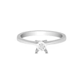 0.16ct Pırlanta Tektaş Yüzük-18k - 3