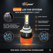 Space 12V 8000LM Beyaz H9005 Led Far Ampulü (48W) thumbnail 2