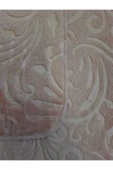Emboss 2 Parça Pudra  Peluş Banyo Paspası Klozet Takımı Kaymaz Taban - 2