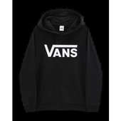 Vans WM DROP V LOGO HOODIE-B Kadın Sweat Shirt VN0A5HNPBLK1 thumbnail 4