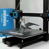 İstanbul Filament 3D Baskı Pla+ Filament Gümüş 1 kg  1,75MM  0,05 mm Bambu Lab Uyumlu thumbnail 2