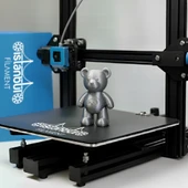 İstanbul Filament 3D Baskı Pla+ Filament Gümüş 1 kg  1,75MM  0,05 mm Bambu Lab Uyumlu thumbnail 3