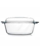 Paşabahçe 59001 Gri Kapaklı Borcam Fırın Kabı 22X8 cm 2100 cc - 3