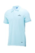 Erkek Polo Yaka Yumuşak Dokulu, Kol Bantlı Mint T-Shirt - 1
