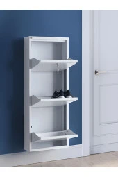 adlsteel Metal Ayakkabılık  3'lü  kilitli-BEYAZ - 3
