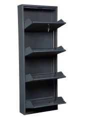 adlsteel Metal Ayakkabılık 4'lü KİLİTLİ ANTRASİT - 5
