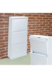 adlsteel Metal Ayakkabılık 3lü BEYAZ - 2