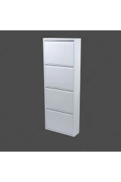 adlsteel Metal Ayakkabılık  4'lü  Beyaz - 4