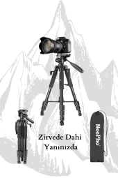 Fuchsia Profesyonel Çok Amaçlı Ayaklıklı Ayarlanabilir Tripod thumbnail 2