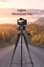 Fuchsia Profesyonel Çok Amaçlı Ayaklıklı Ayarlanabilir Tripod thumbnail 3