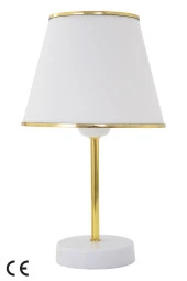 Vivido Abajur Beyaz Gold Safir Modern Abajur thumbnail 6