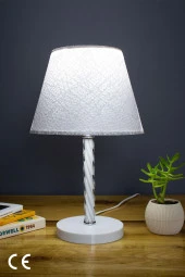 Vivido Abajur Dantelli Beyaz Elegant Abajur - 1