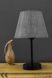 Vivido Abajur Hasır Abajur Siyah - 1