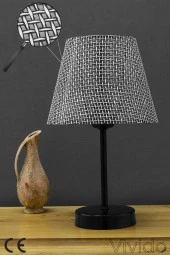 Vivido Abajur Hasır Abajur Siyah - 2