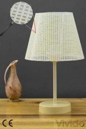 Vivido Abajur Hasır Abajur Krem thumbnail 2