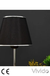 Vivido Abajur Siyah Krom Safir Modern Abajur - 3