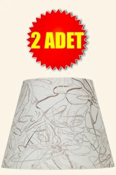 Vivido Abajur Saroz Modern Ikili Abajur Şapkası - 1