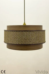Vivido Abajur Hasır Kahve Dopia Selva Avize - 4