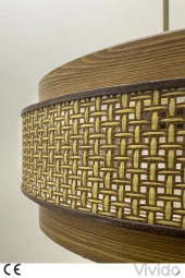 Vivido Abajur Hasır Kahve Dopia Selva Avize - 5