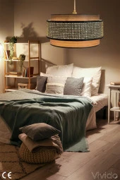 Vivido Abajur Hasır Kahve Dopia Selva Avize - 1