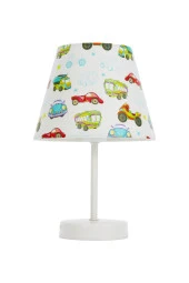 Vivido Abajur Arabalı Erkek Çocuk Odası Abajur Komodin Üzeri Aydınlatma - 2