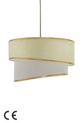 Vivido Abajur Hasır Krem Gold Avize thumbnail 2