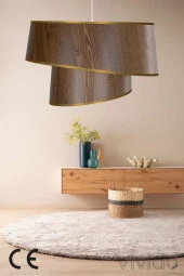 Vivido Abajur Ahşap Desenli Orion Avize thumbnail 1