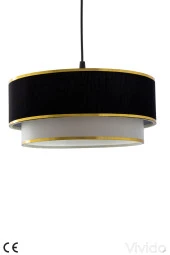 Vivido Abajur Vivid Tekli Sarkıt Siyah Avize thumbnail 4