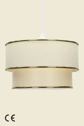 Vivido Abajur Hasır Krem Avize Tekli Sarkıt thumbnail 3