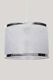 Vivido Abajur Dantelli Beyaz Avize Ve Abajur Seti Beyaz Ayaklı - 2