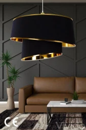 Vivido Abajur Altın Varaklı Orion Gold Avize - 1
