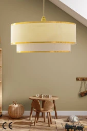 Vivido Abajur Vivid Tekli Sarkıt Krem Avize - 1