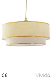 Vivido Abajur Vivid Tekli Sarkıt Krem Avize - 3