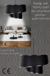 Vivido Abajur Siyah Orion Avize thumbnail 3