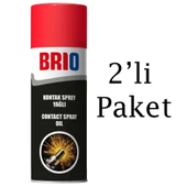 Brio Elektronik Kart Devre Kontak Temizleyici Sprey 200 Ml Yağlı 2 Adet - 1