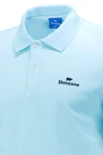 Erkek Polo Yaka Yumuşak Dokulu, Kol Bantlı Mint T-Shirt - 2