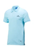 Erkek Polo Yaka Yumuşak Dokulu, Kol Bantlı Mint T-Shirt - 1